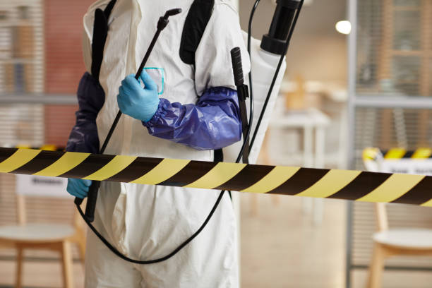 Professional Blood Cleanup technician working in Gorham, ME